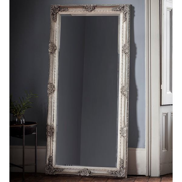 Florence Leaner Mirror - Silver